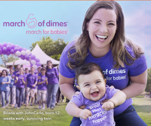 March for Babies Mother and Child Advertisement
