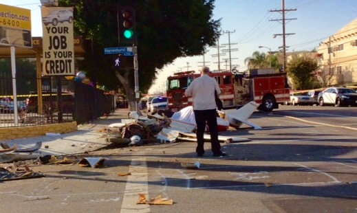 LAFD Responds to Small Plane Crash Near Van Nuys Airport that Claims
