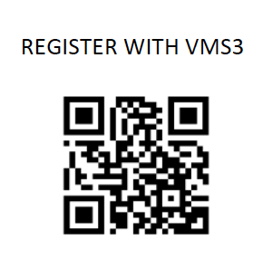 VMS registration QR code
