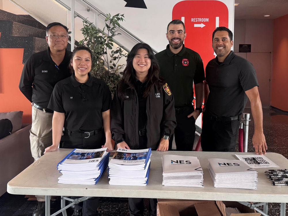 LAFD CUPA staff members at training event